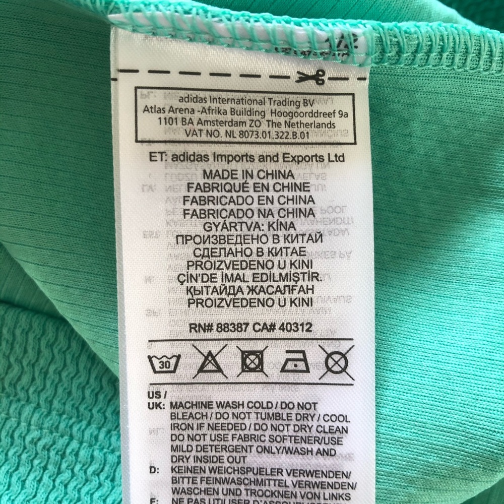 Adidas Originals Green Three Stripe Dress - Picture 6 of 8